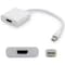 Add-On Addon 8In Mini-Displayport Male To Hdmi Female White Adapter Cable MDISPLAYPORT2HDMIW - alternate 1